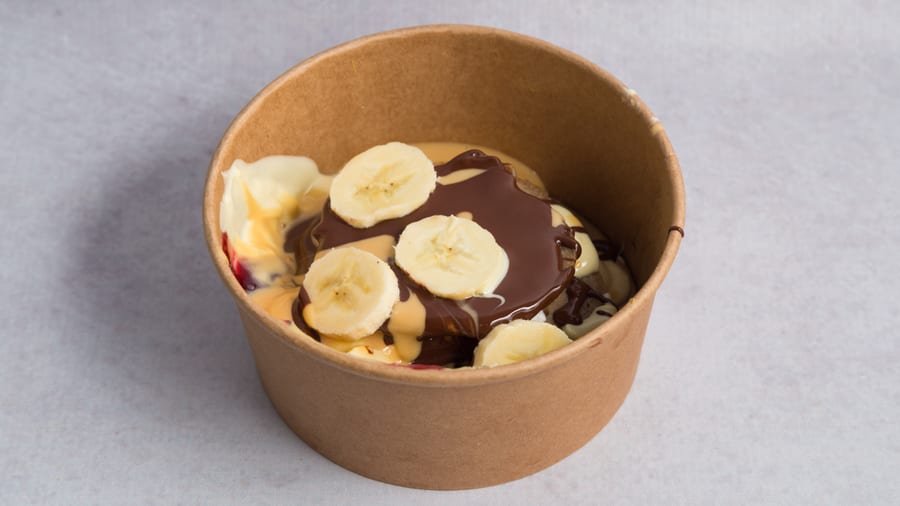 Kikiriki puter – Banana - Proteinske palačinke